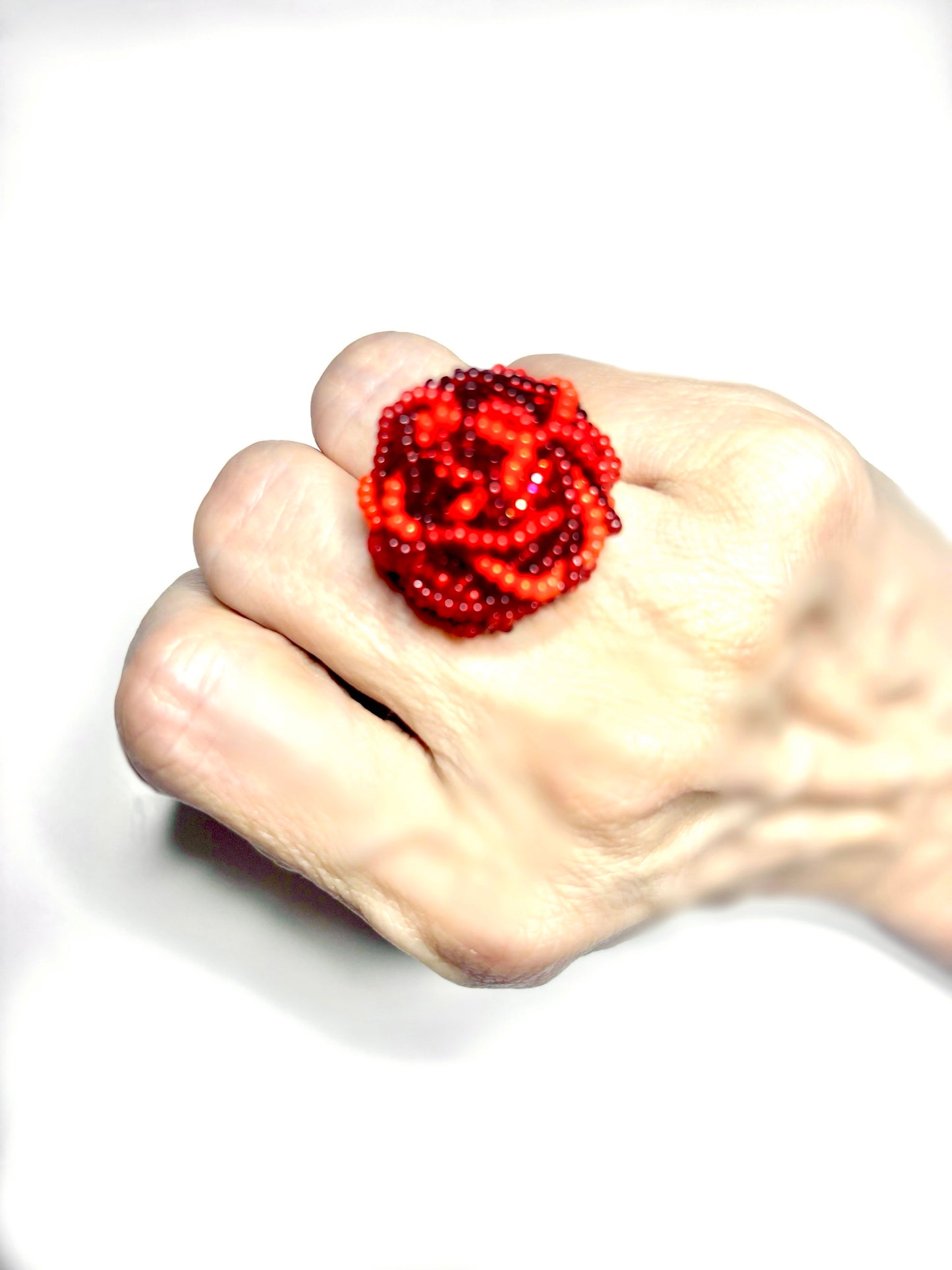Red Knot Cocktail Ring